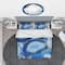 Designart 'Blue Agate Geode' Mid-Century Modern Bedding Set - Duvet Cover & Shams